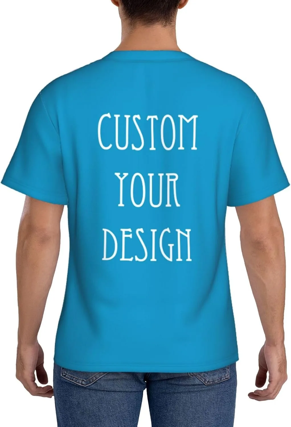 Футболка Custom T Shirts 4-Side Printable с логотипом — фото 2
