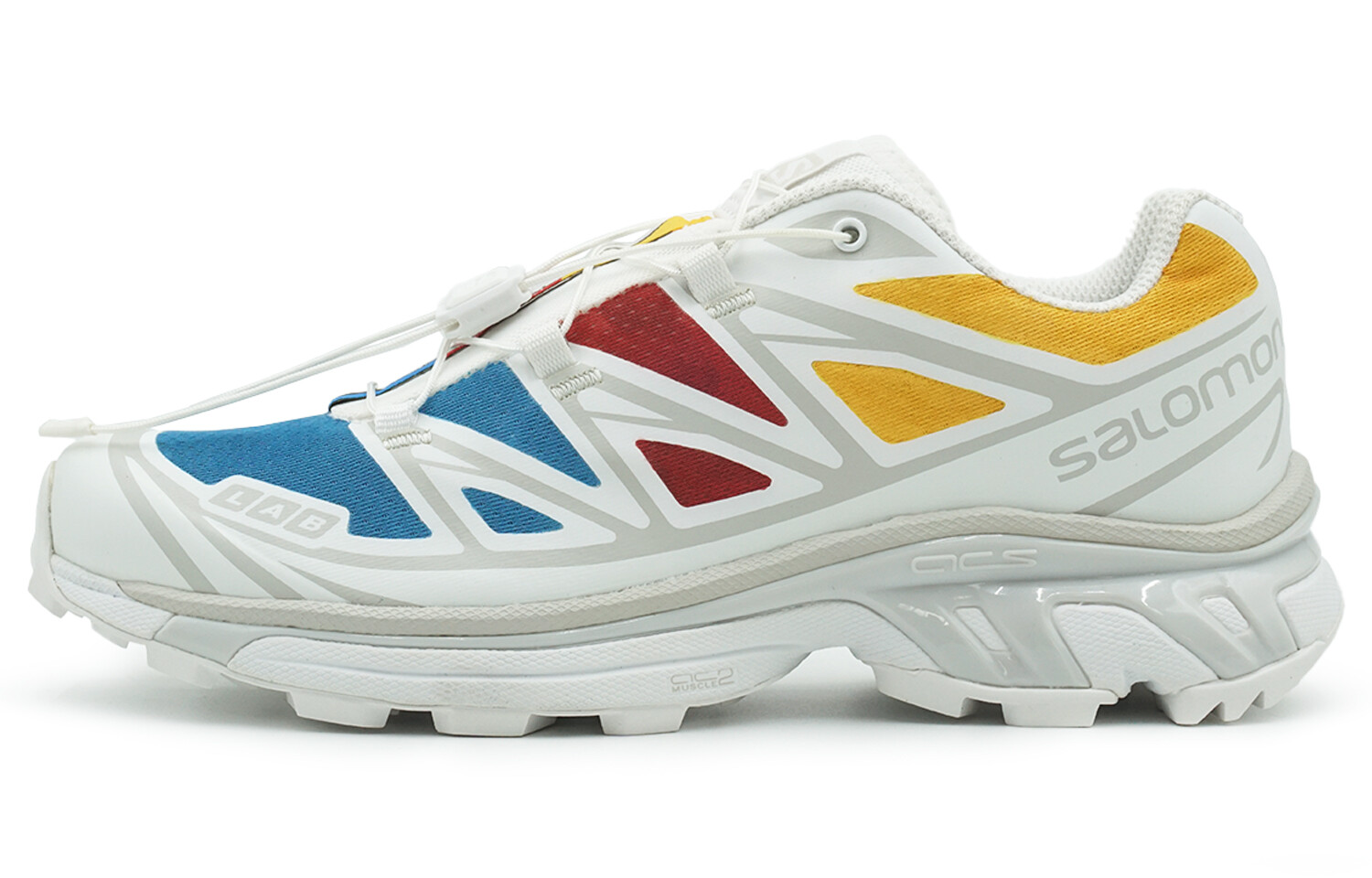 

Кроссовки XT-6 унисекс с низким верхом белые/синие/красные/желтые Salomon