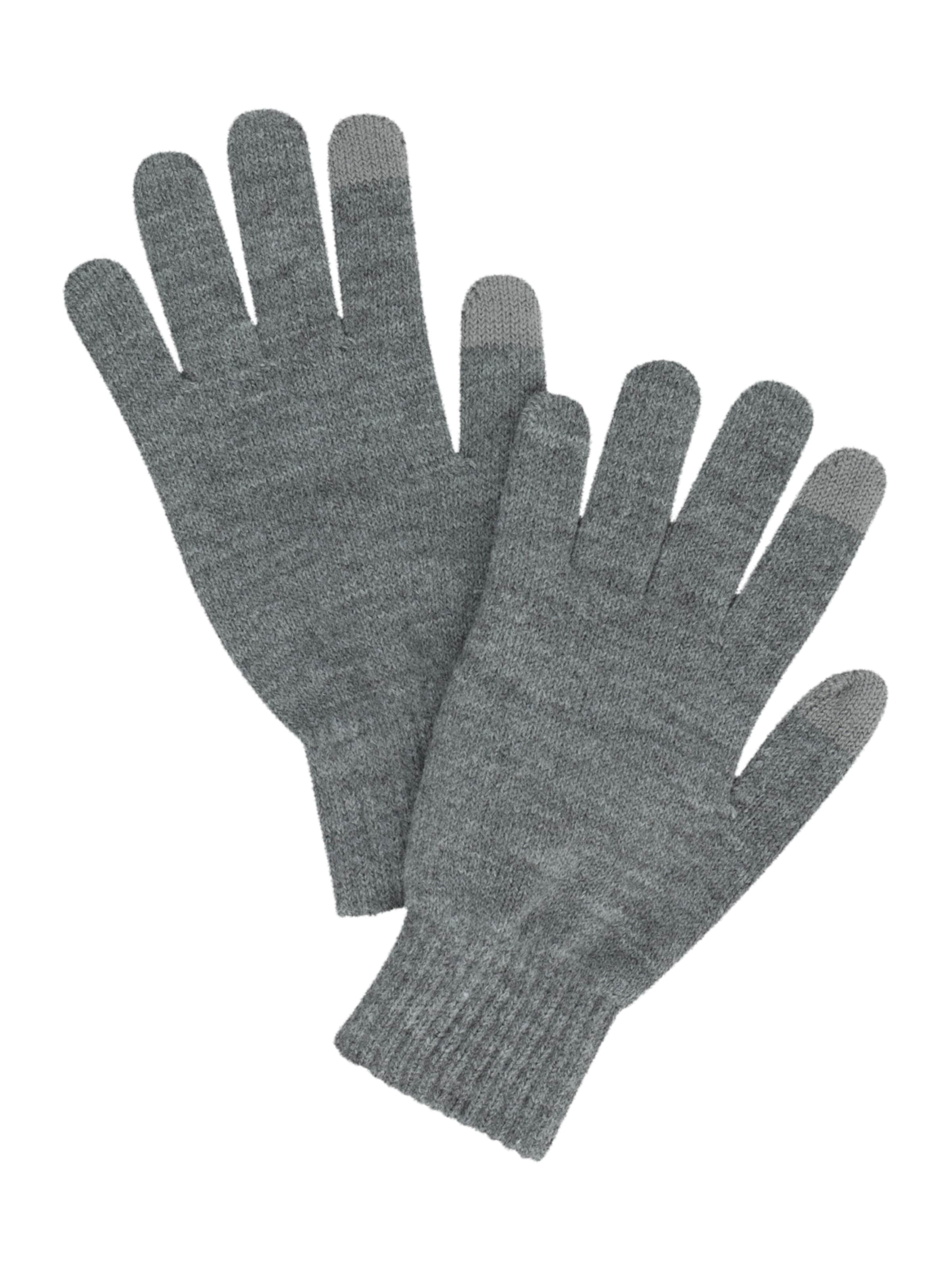 

ABOUT YOU Полнопалые перчатки 'Xaver' в сером цвете