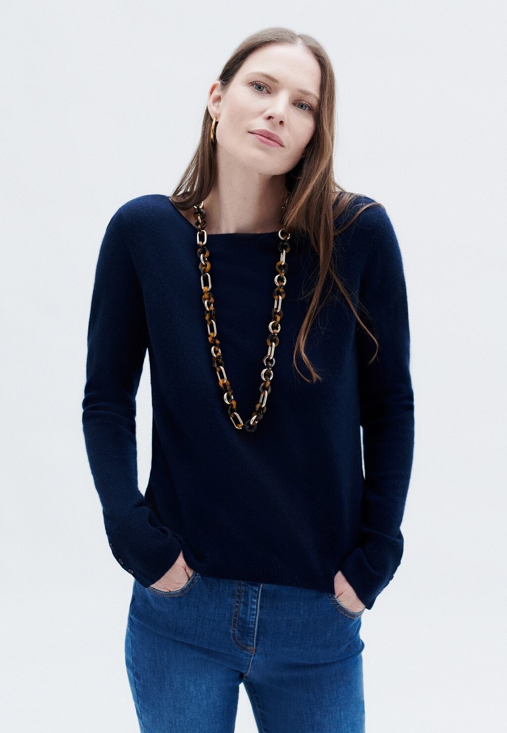 

Джемпер FASHION ELEGANT MODERN Caroll, темно-синий
