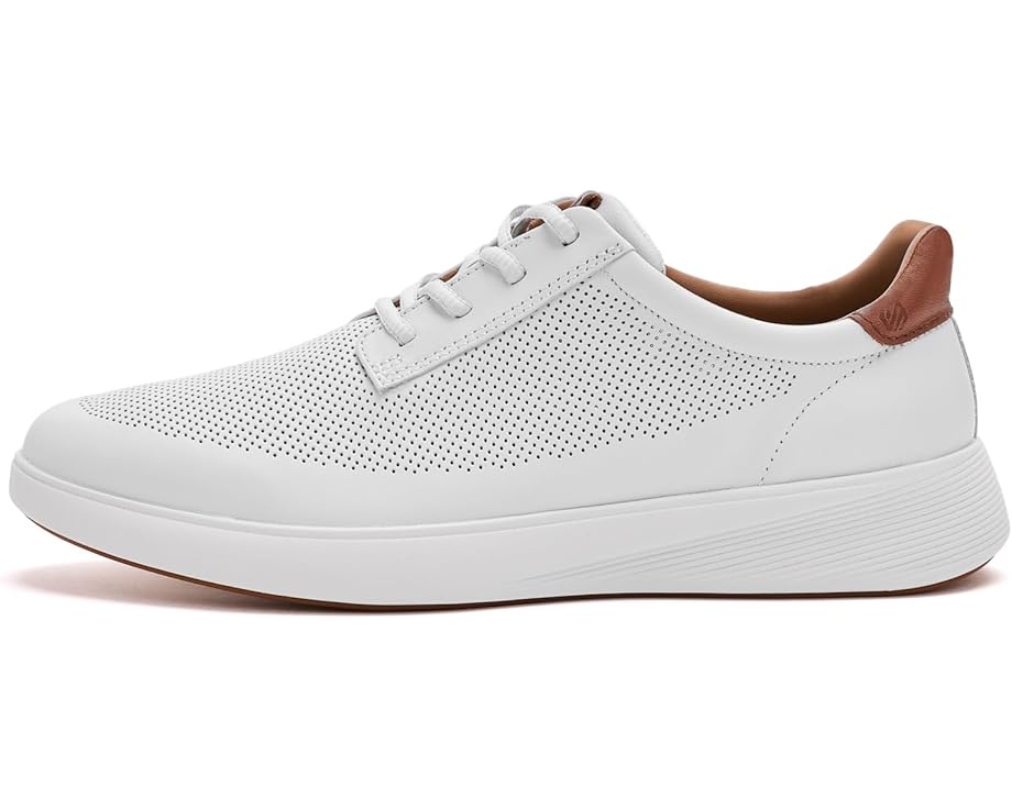 Мужские оксфорды Johnston & Murphy Ackerson Perfed Plain Toe, White Full Grain — фото 4