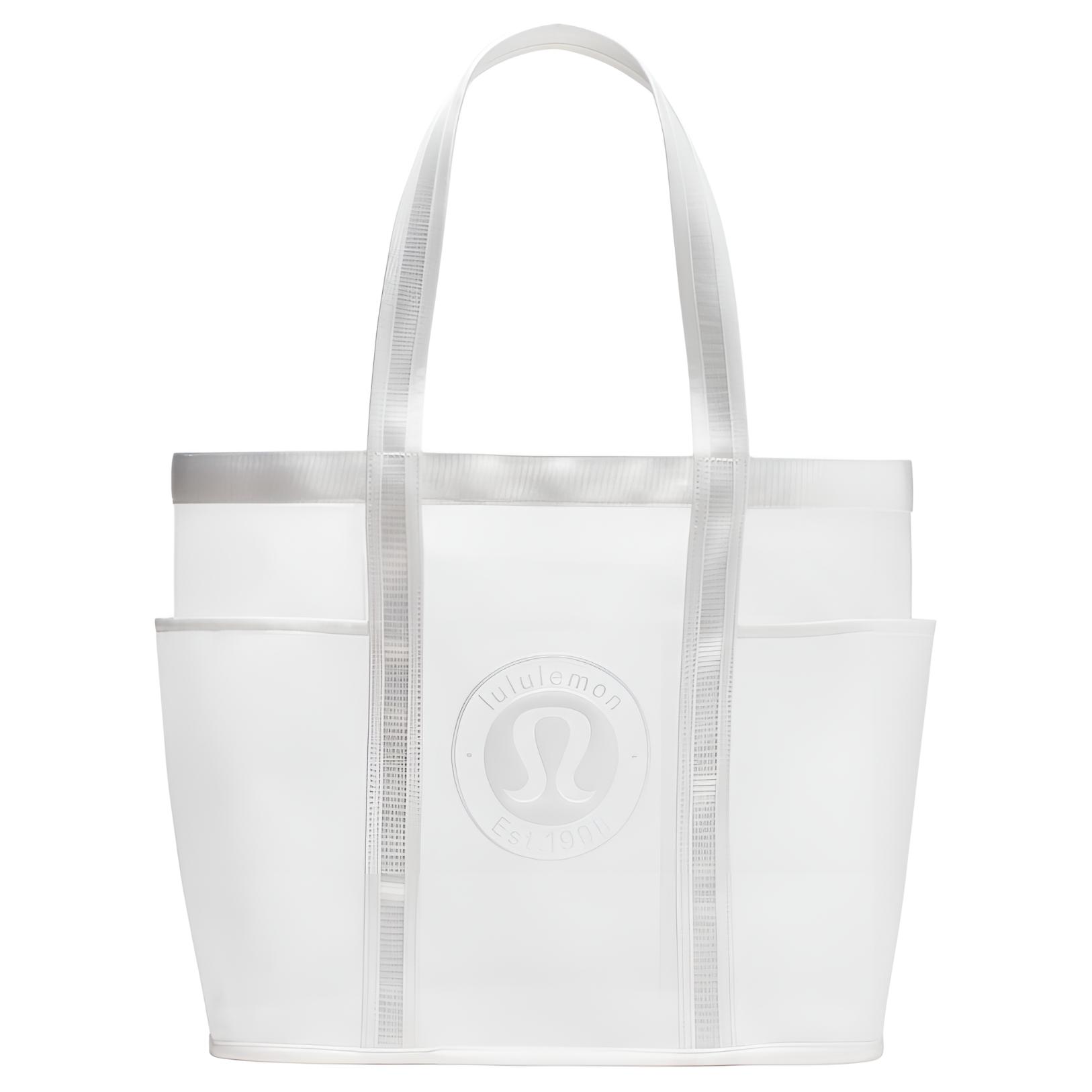 

Lululemon Нейлоновая сумка-шоппер унисекс белая, White