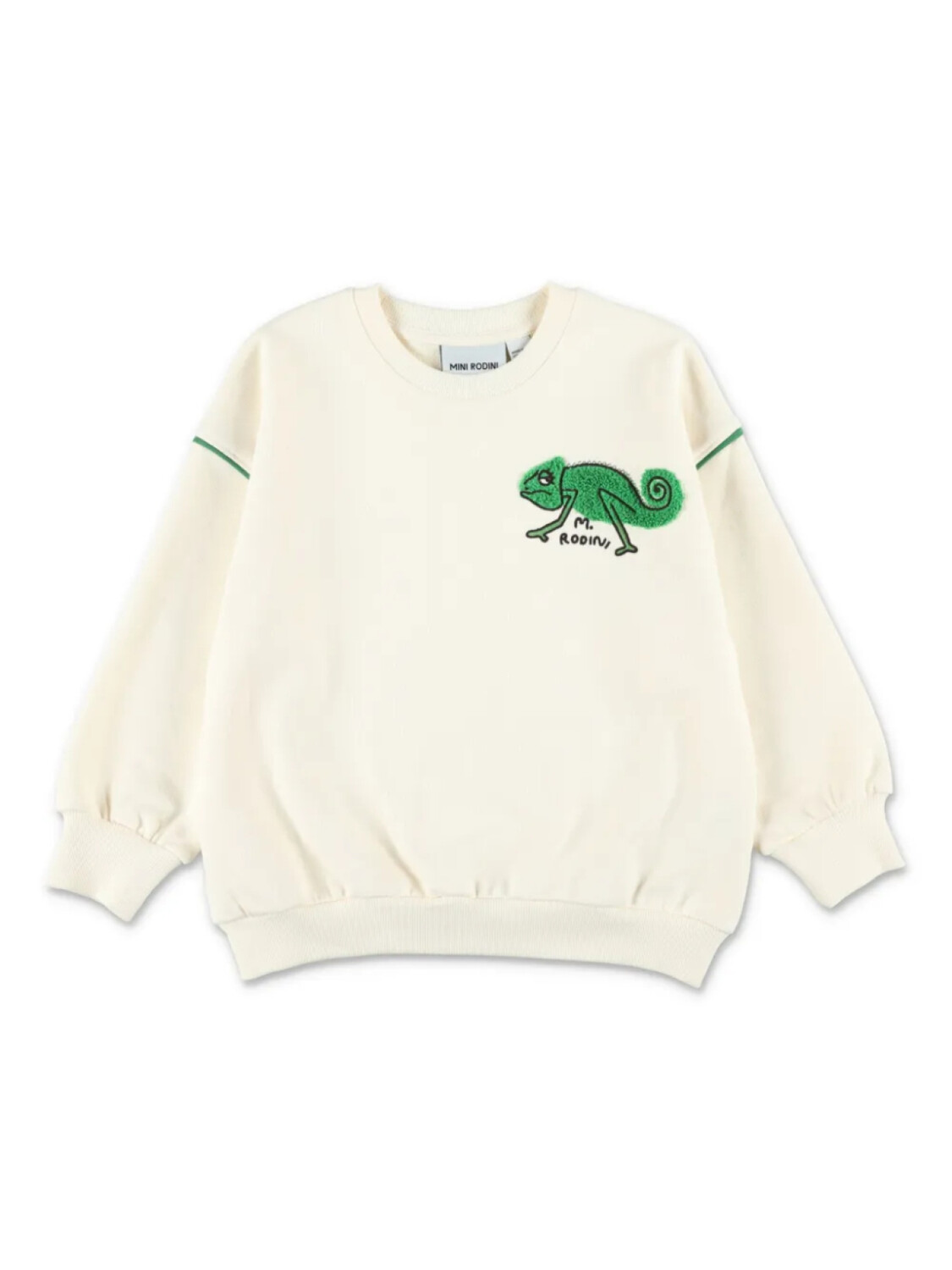 

Свитшот Mini Rodini Lizard из синели, белый