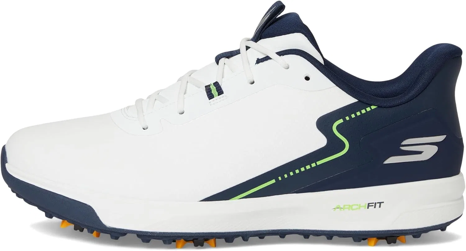 Кроссовки Skechers Herren Go Golf Vortex RivalSneaker, White Navy — фото 4