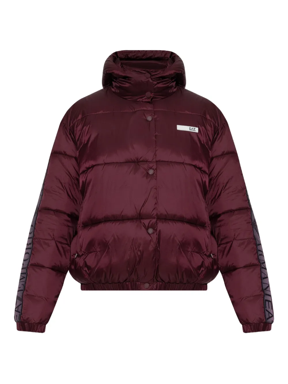 

Куртка с капюшоном и логотипом Ea7 Emporio Armani, красный