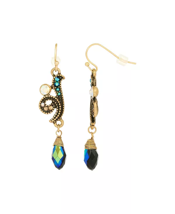 

Серьги из стеклянных бусин с несколькими бусинами 2028, multi