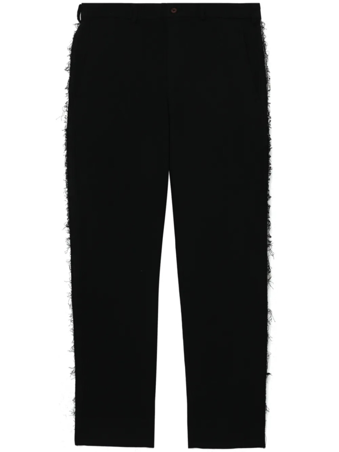 

Black Comme Des Garçons прямые брюки средней посадки, черный