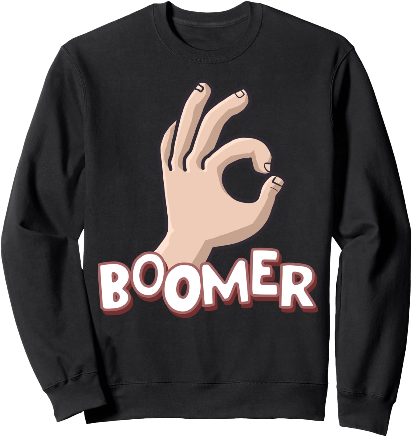 

Забавная интернет-мемная толстовка с надписью «Ok Boomer» и шуткой про поколение бэби-бумеров, черная Bcc Boomer Joke Shirt Meme Lover Gift