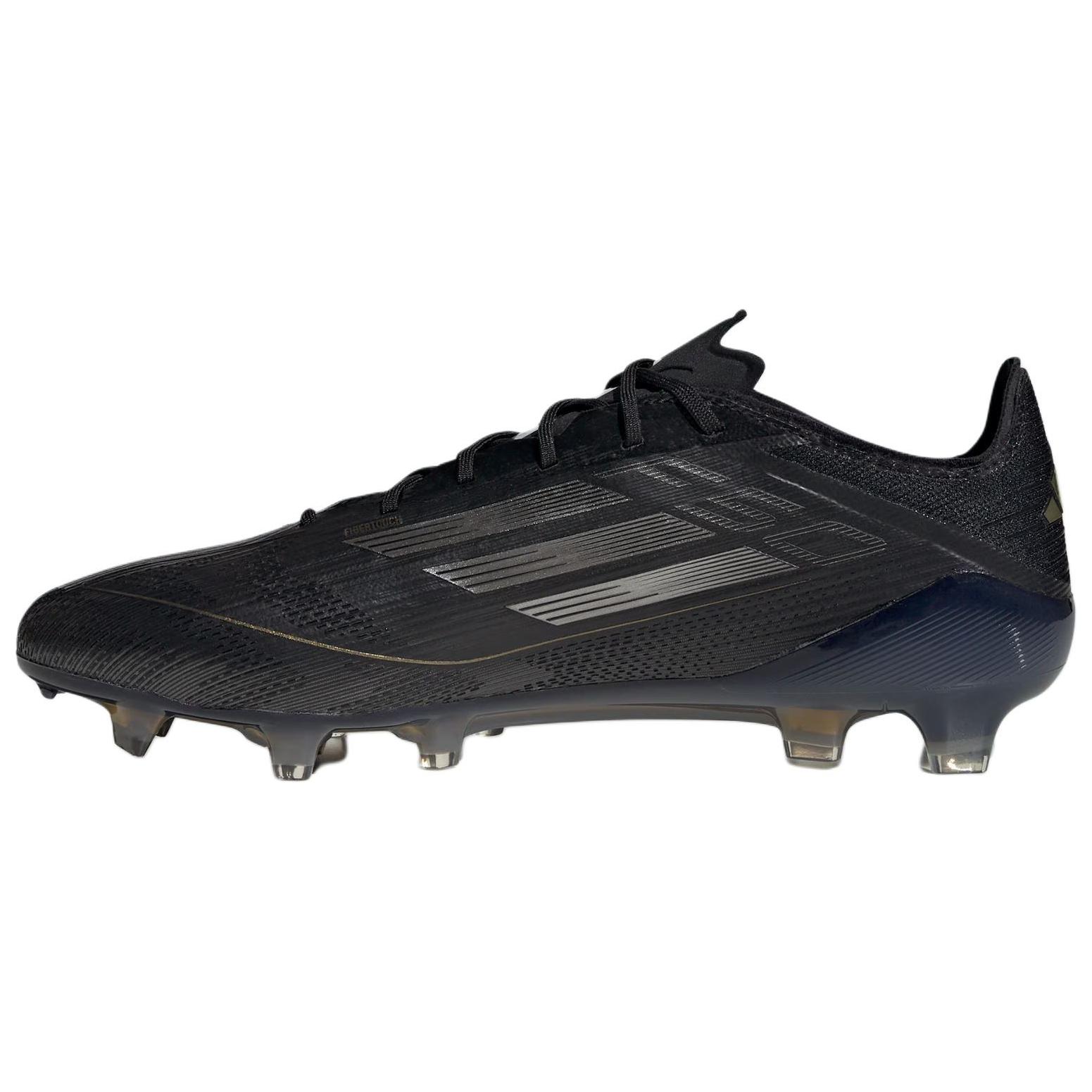 

Adidas F50 Elite FG Core Black Iron Metallic Gold Metallic, черный серый