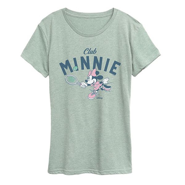 

Женская футболка с принтом Minnie Mouse Disney, Heather Sea Foam