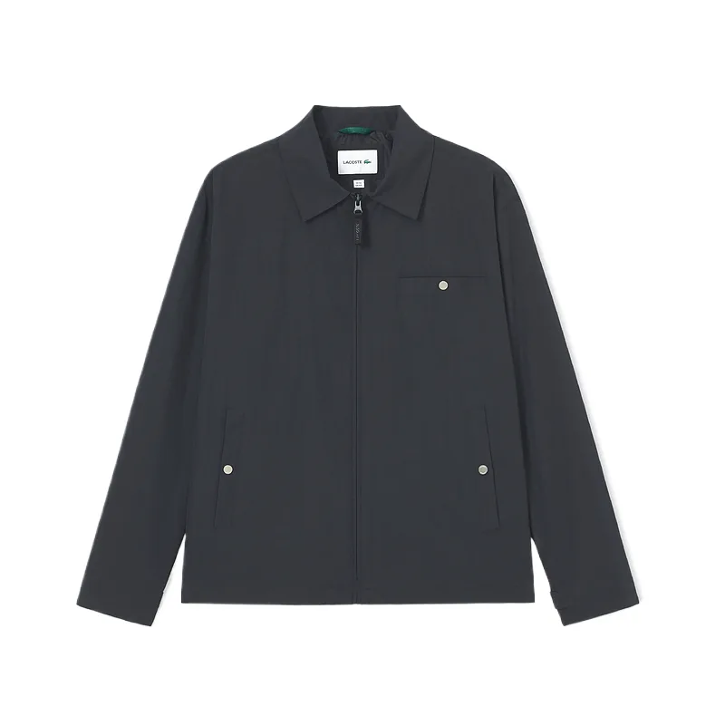 Куртка мужская с лацканом LACOSTE, 350/темно-синий черный