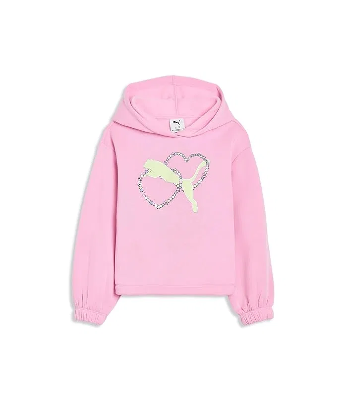 Толстовка с капюшоном Charmed Pullover Hoodie PUMA Kids, Pink Shimmer