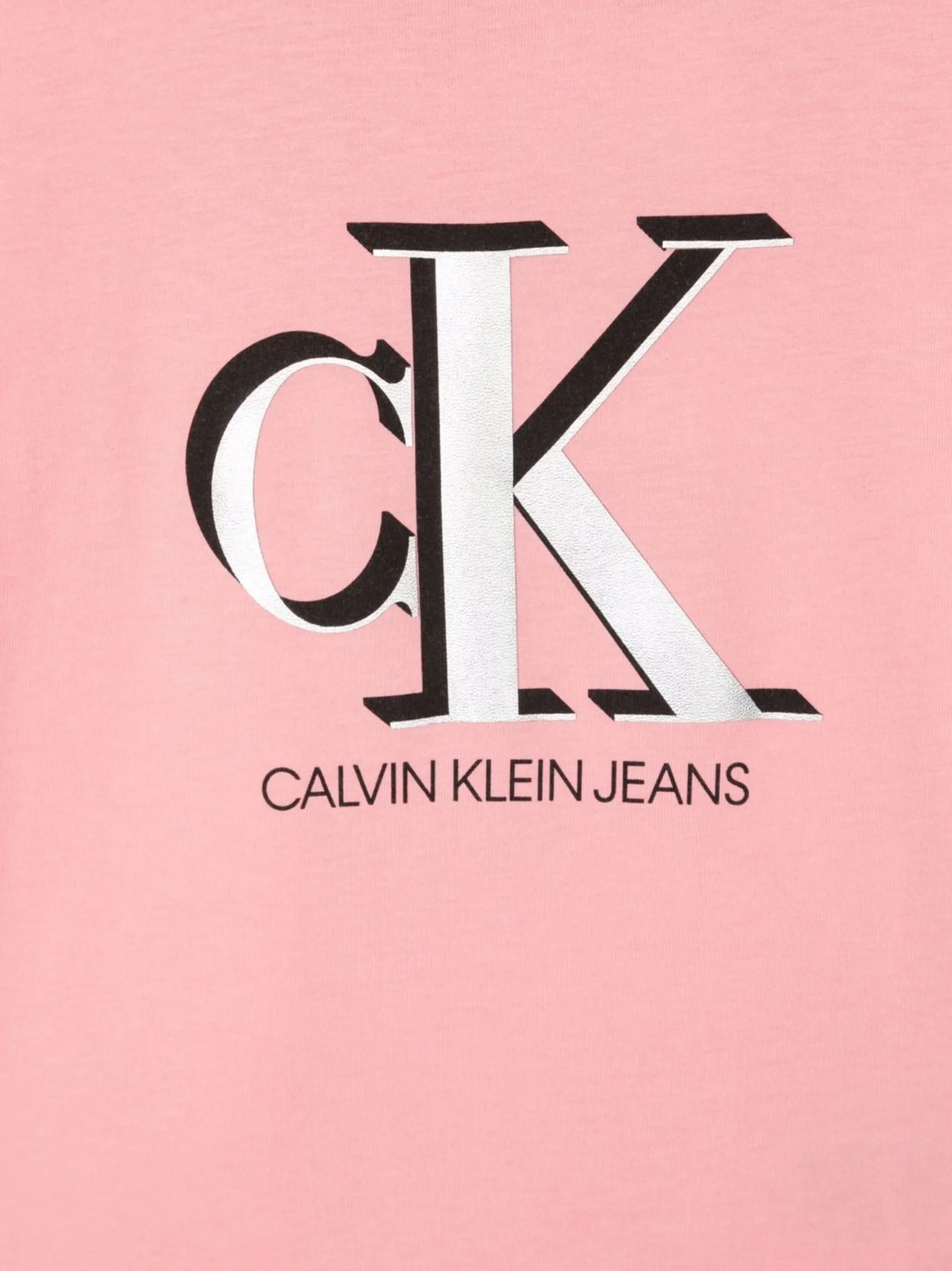 Футболка с логотипом Calvin Klein Kids, розовый — фото 3