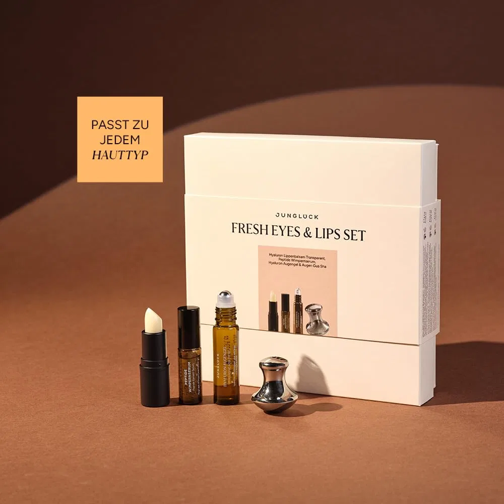 Набор JUNGLÜCK IN A BOX Fresh Eyes and Lips для ухода за глазами и губами Junglück — фото 3