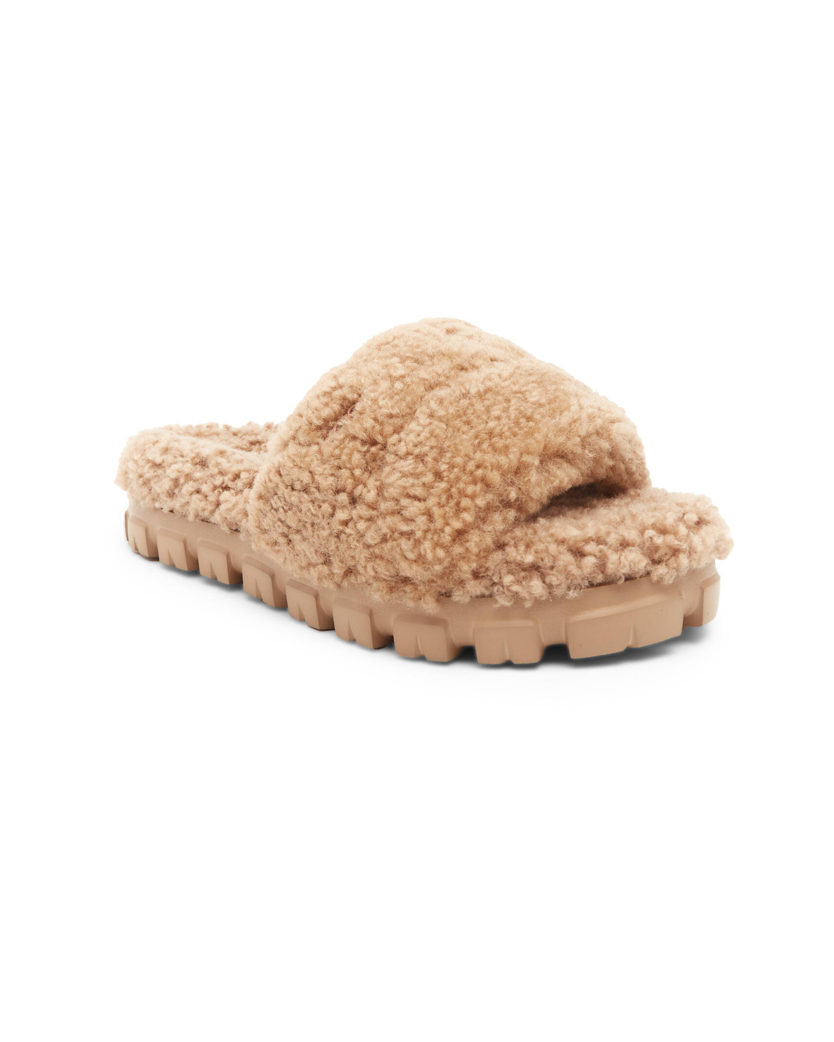 

Тапочки UGG Cozetta Curly, коричневый