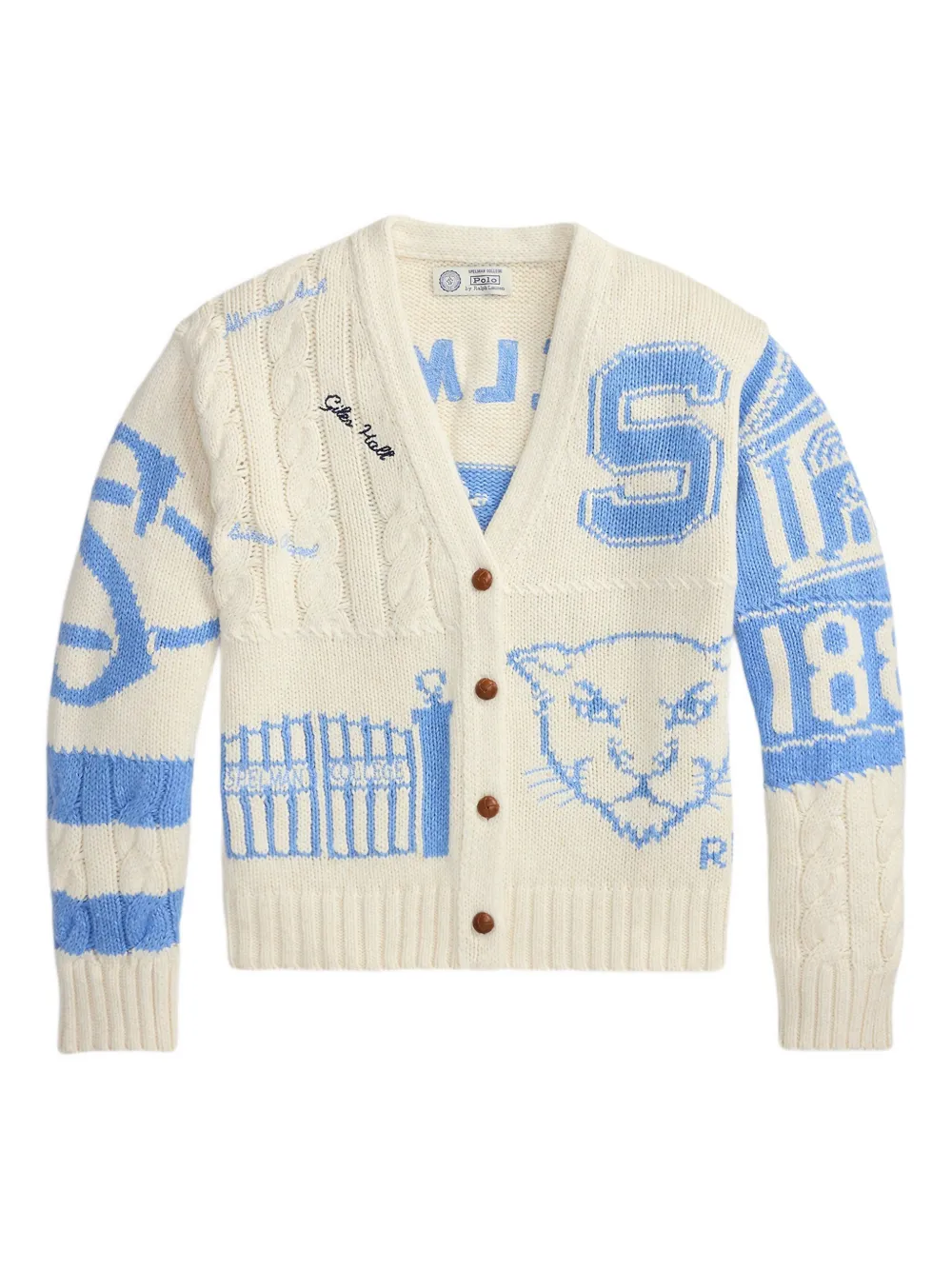 

Кардиган фактурной вязки POLO RALPH LAUREN, нейтральный