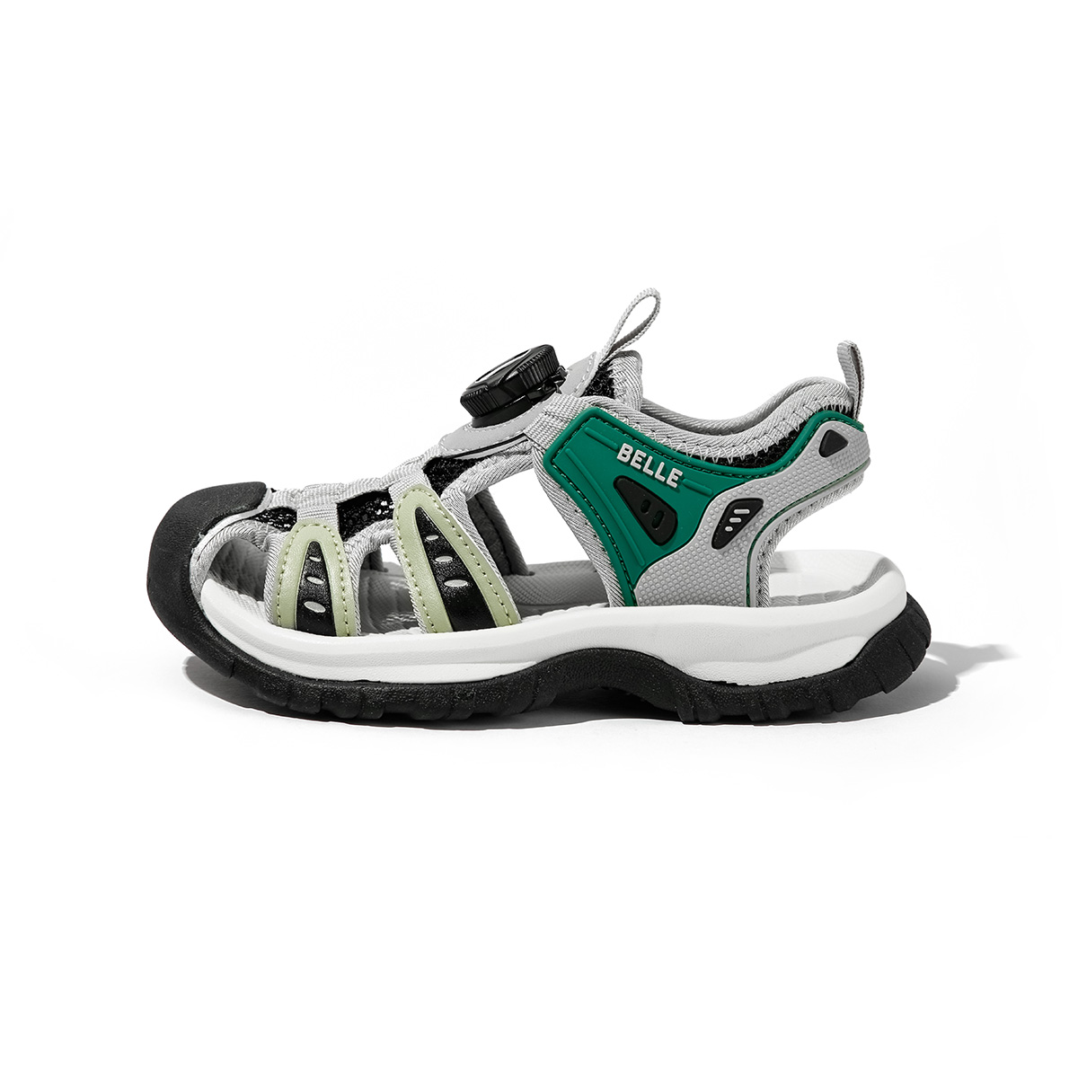 

Детские сандалии BELLE, серый/зеленый