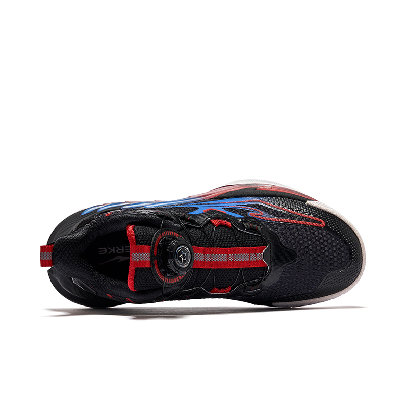 ERKE KIDS Детские баскетбольные кроссовки Jet Black/Crimson Red Kids' — фото 3