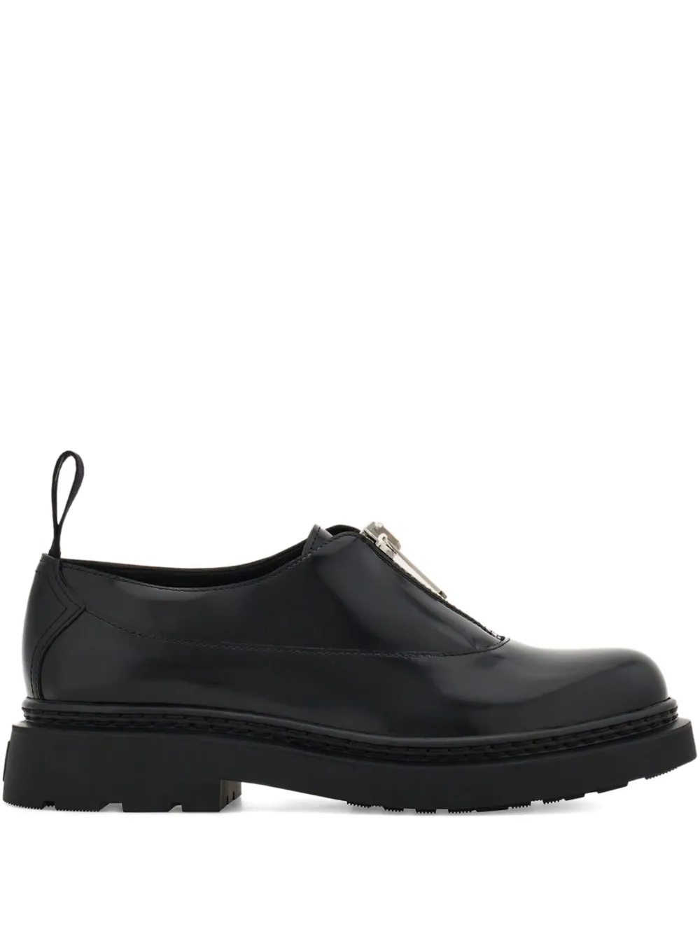 Туфли дерби с молнией спереди Ferragamo