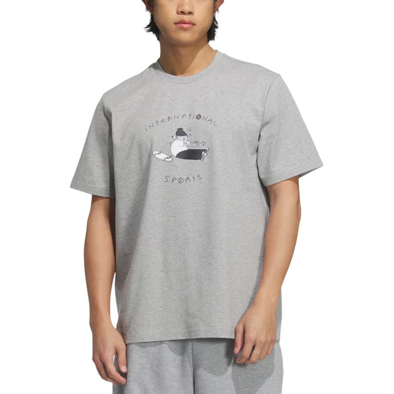 Футболка SS25 мужская размер M цвет Adidas Originals, серый — фото 3