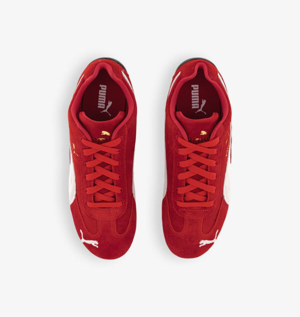 Кроссовки Speedcat с низким берцем из замши Puma, белый — фото 2