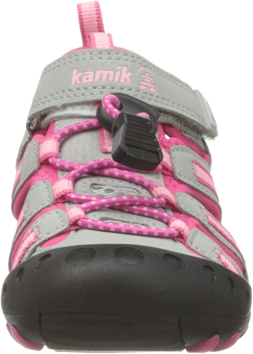 Детские сандалии унисекс Kamik CrabSport, розовый/серый — фото 2