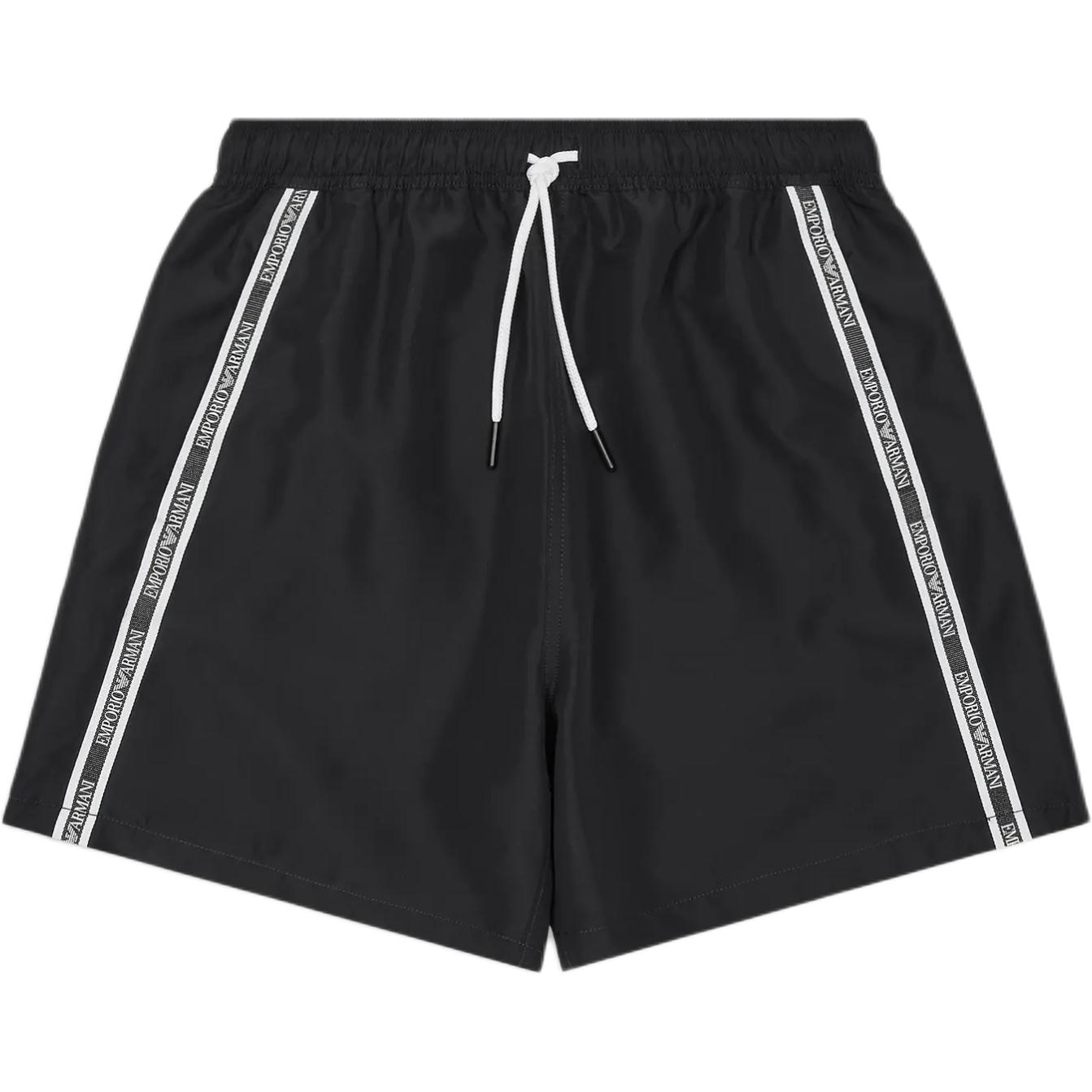 

EMPORIO ARMANI Мужские черные пляжные шорты