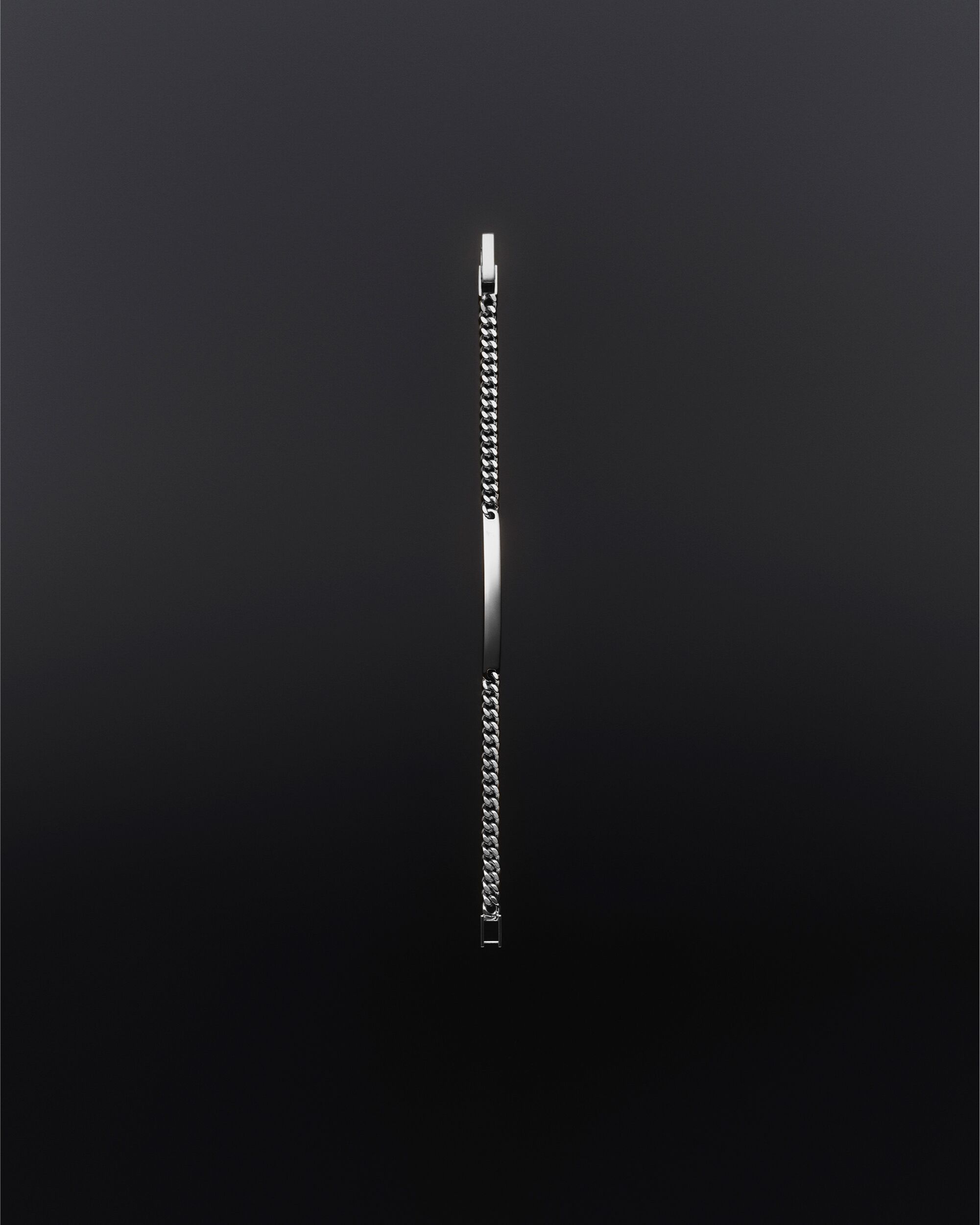 

Браслет-идентификатор из серого золота 18 карат Saint Laurent