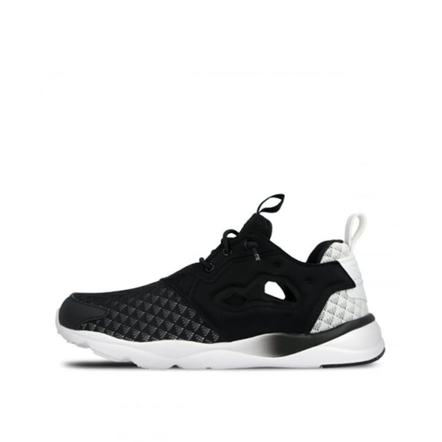 Черные синтетические женские кроссовки Furylite v62121 в горошек Reebok, черный — фото 3