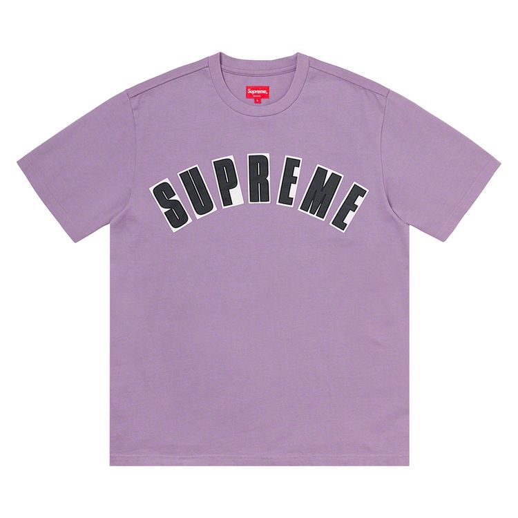 

Топ Supreme Arc Appliqué Short-Sleeve Top Purple, фиолетовый