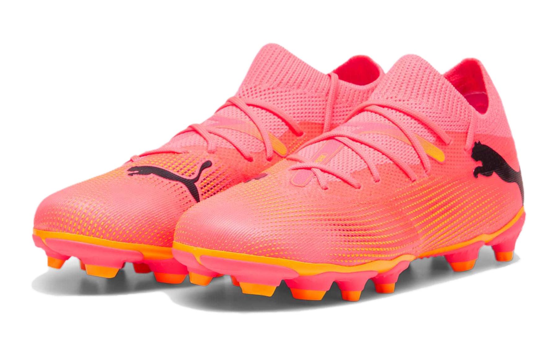 Puma Future Match 7 FG AG Детская 'Forever Faster Pack' Оранжевый Красный Черный — фото 3