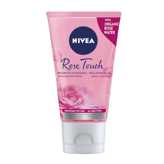 

Мицеллярный очищающий гель с органической розовой водой 150мл Nivea, Rose Touch