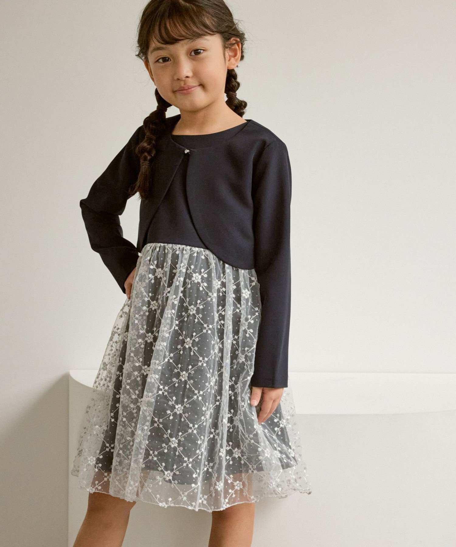 Комплект болеро/Подходит для церемонии ROPE' PICNIC KIDS, Navy (40)