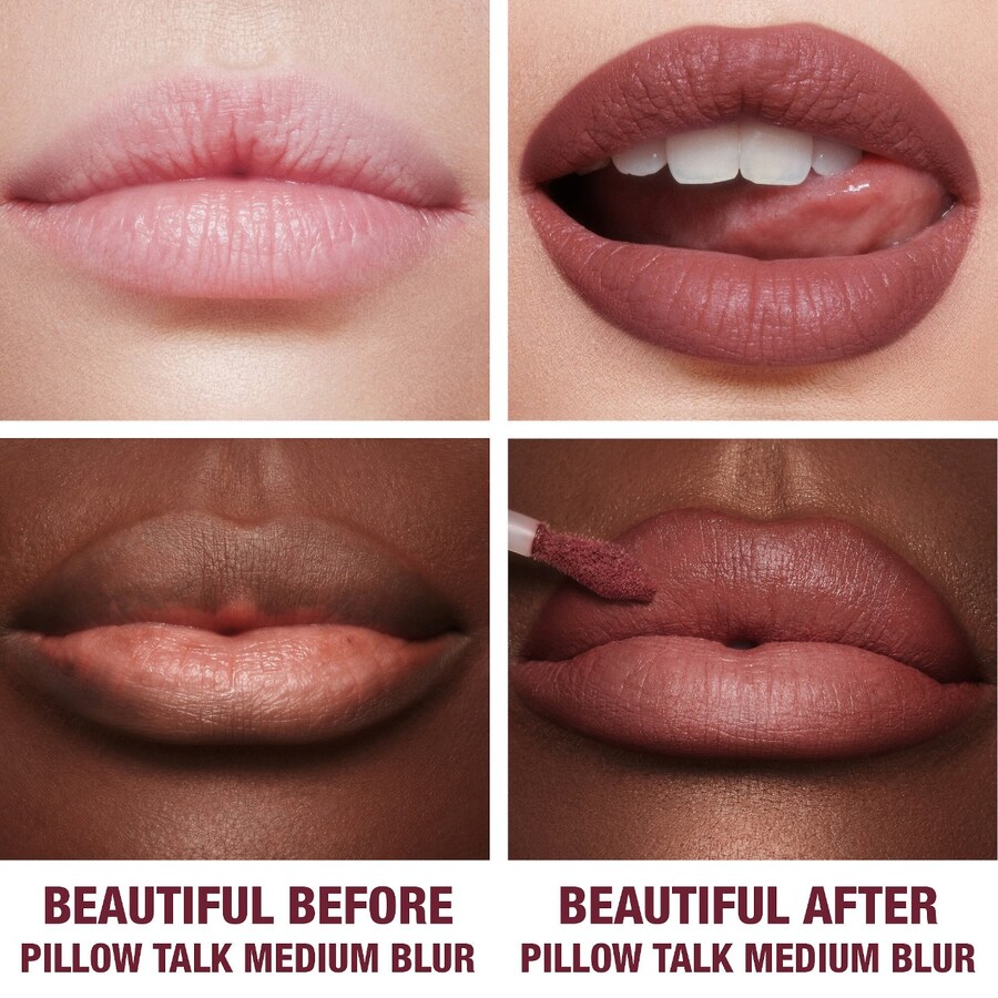 Жидкая помада для губ Charlotte Tilbury Airbrush Flawless Matte Lip Blur, Pillow Talk Medium Blur, 6.8 мл — фото 4