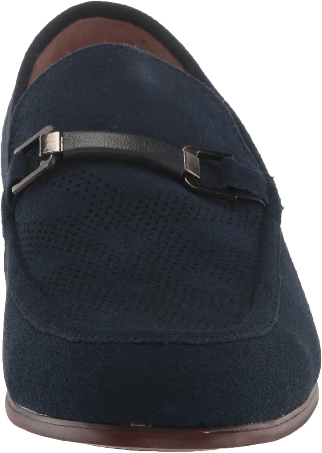 Мужские мокасины Stacy Adams, модель Wydell Moc Toe Bit Slip-On, темно-синий — фото 2