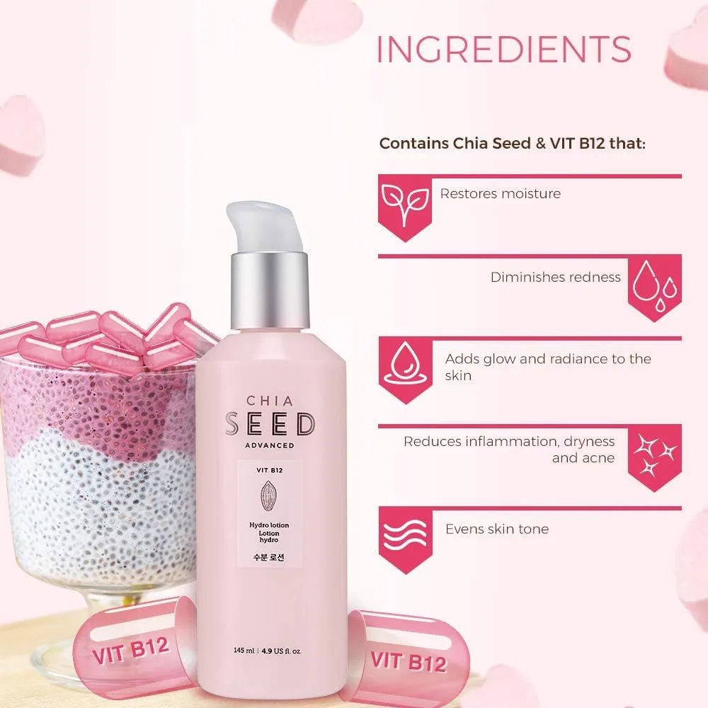 Лосьон The Face Shop Chia Seed Hydro Lotion 145 мл — фото 3