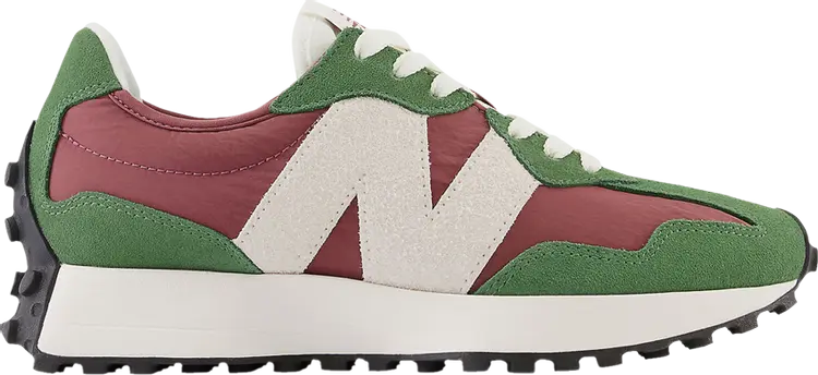 

Кроссовки Wmns 327 'Nori Washed Burgundy', зеленый