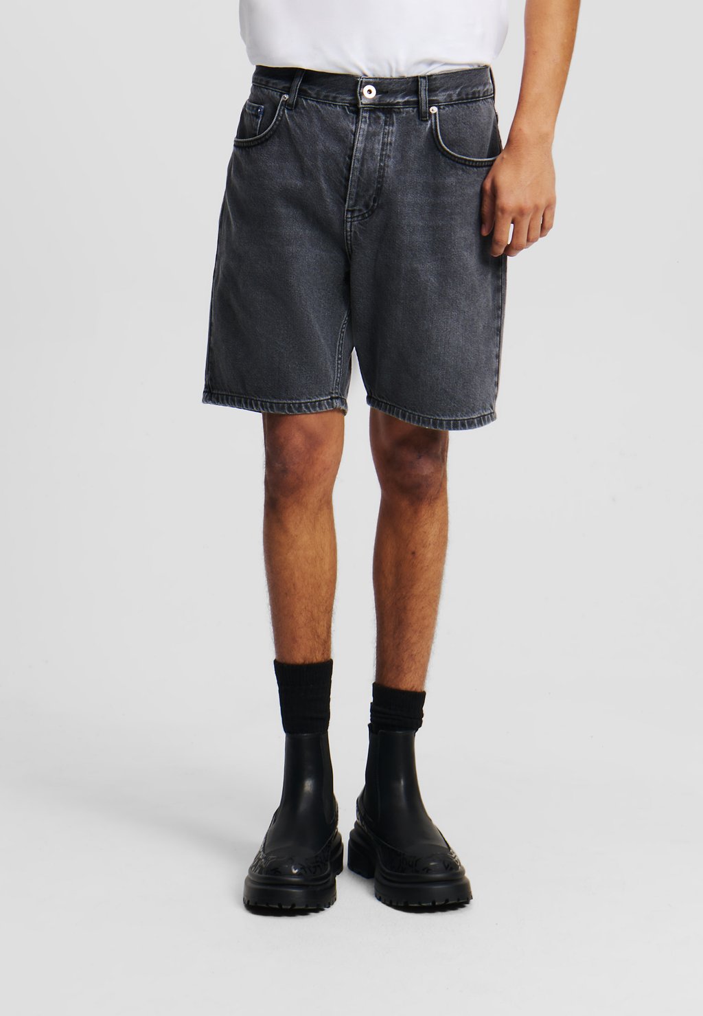 

Джинсовые шорты RELAXED Karl Lagerfeld Jeans, черный