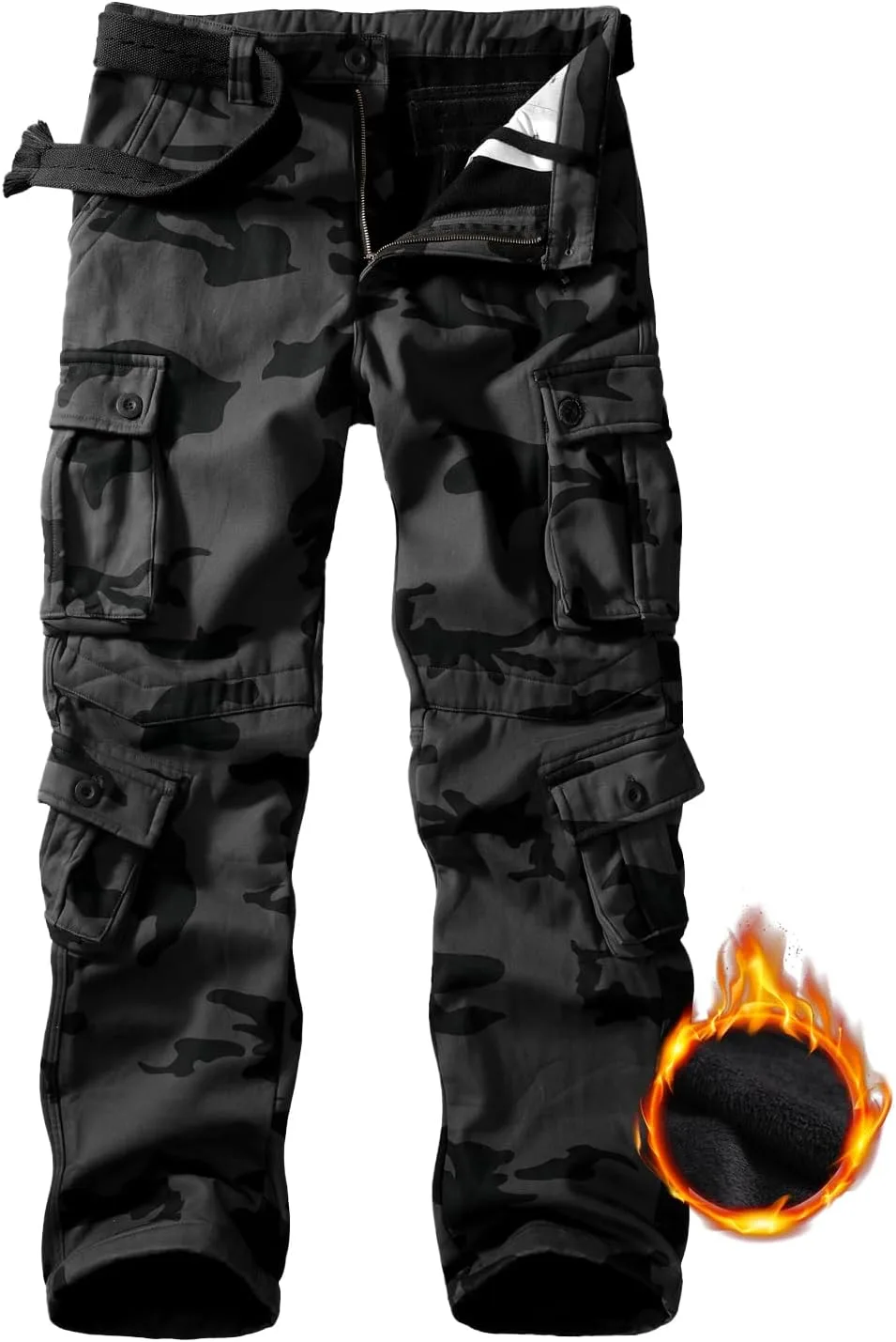 

Мужские утепленные штаны для походов, зимние камуфляжные карго с 8 карманами GSGGIG