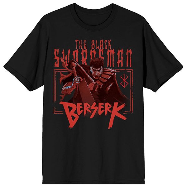

Футболка с принтом Berserk Guts the Black Swordsman Licensed Character