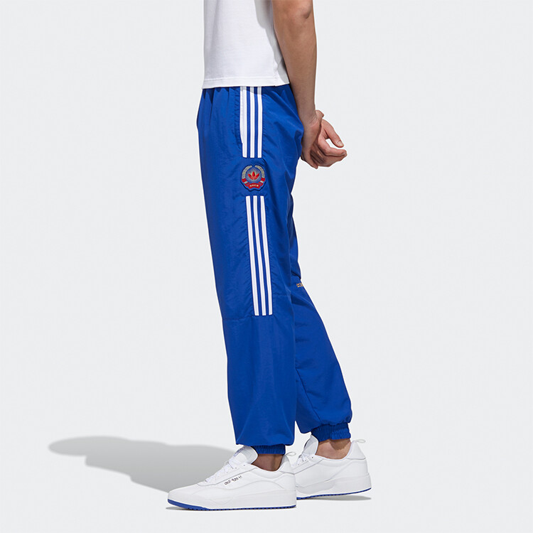 MIC TP1 Трикотажные спортивные штаны мужские королевского синего цвета Adidas Originals, синий — фото 4