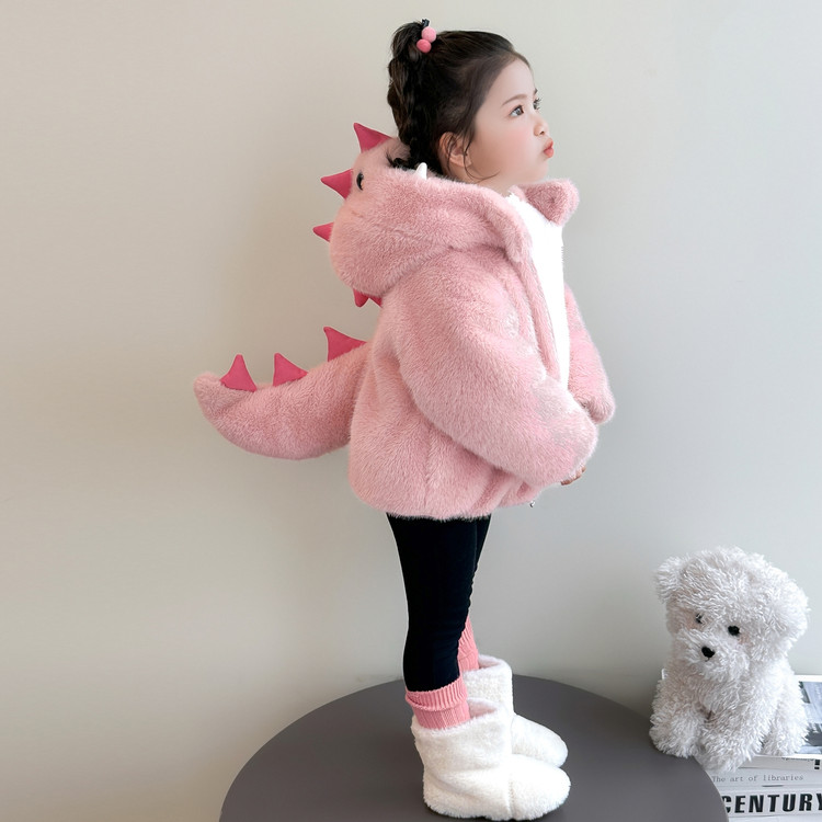 Утепленная куртка для детей 3-7 лет PROTECTCAMEL, розовый — фото 3