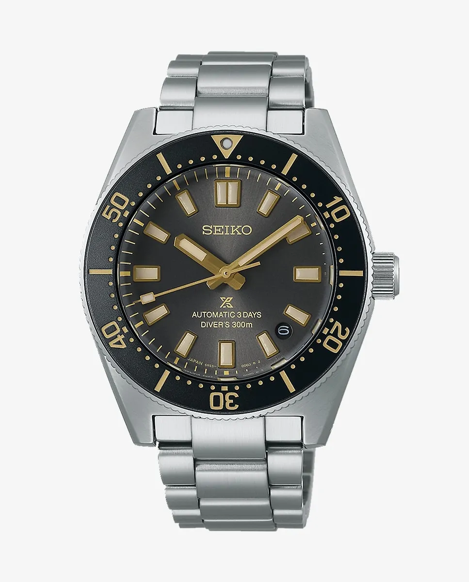 

Мужские автоматические часы Prospex SPB455J1 из стали с серебряным ремешком Seiko, серебряный