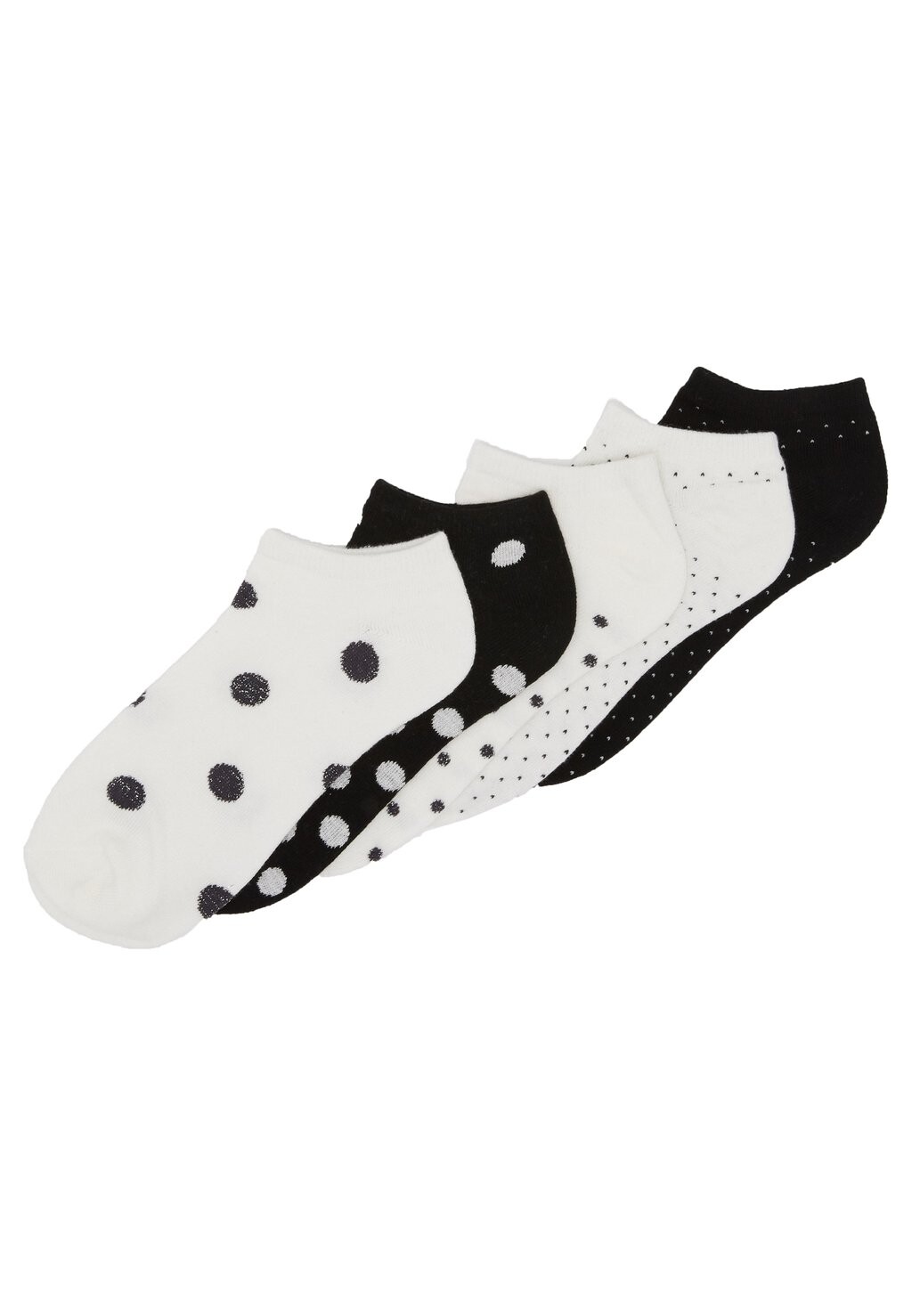 

Носки NO SHOW DOTS 5-PACK Urban Classics, черный