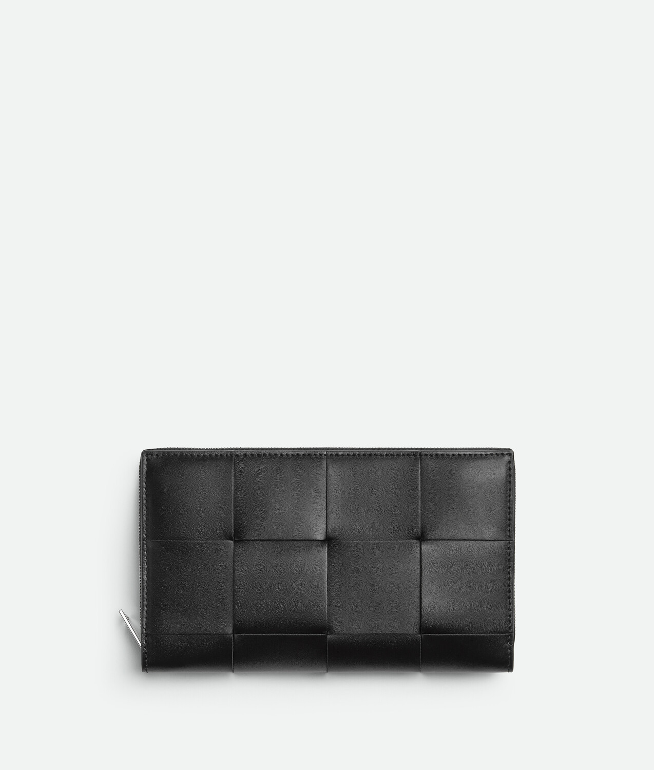 

Кошелек с застежкой-молнией Bottega Veneta, зеленый/черный