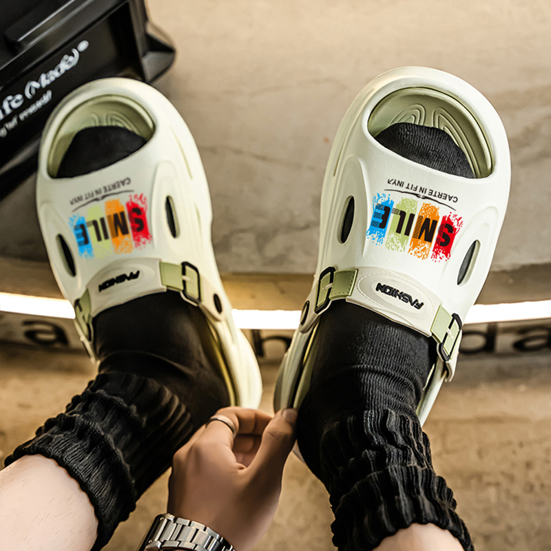 CariteSport Мужские пляжные сандалии мятного цвета, цвет Mint Green — фото 4