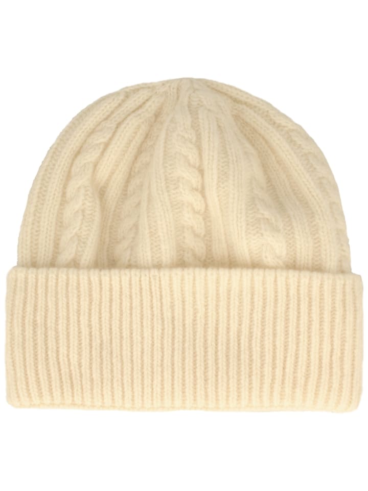 

вязаная шапка бежевого цвета BREITER