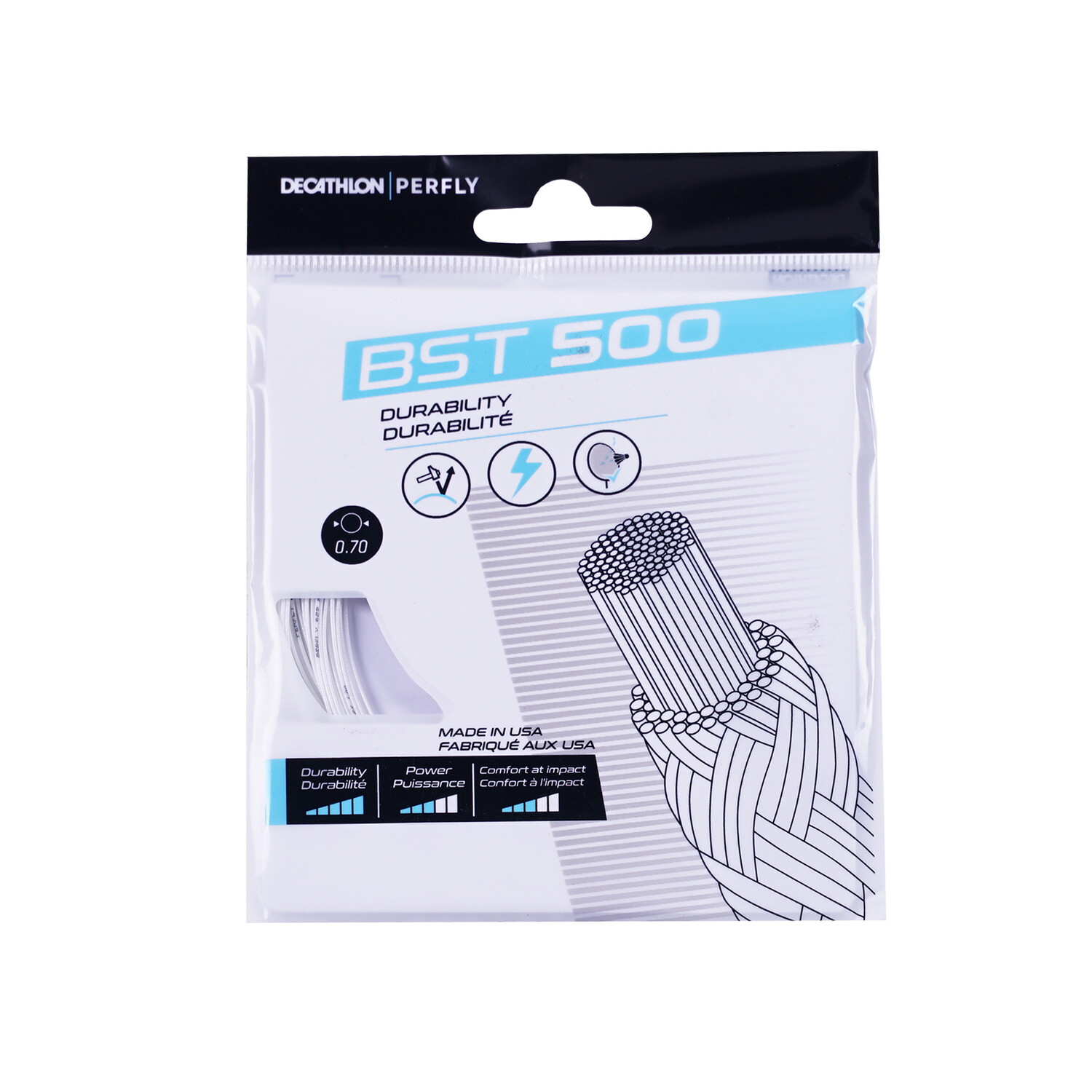 

СТРУНА ДЛЯ БАДМИНТОНА BST 500 БЕЛАЯ Perfly