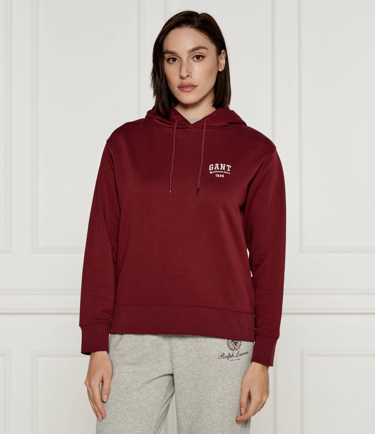 

Толстовка Gant Relaxed fit, красный