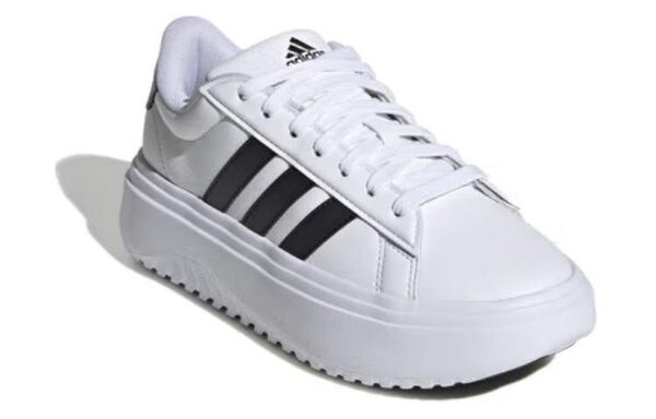 Кроссовки grand court platform shoes Adidas, белый — фото 3